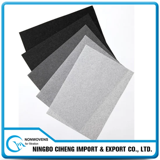 Water Air Oil Filter Media Pleated Active Carbon Fiber Paper